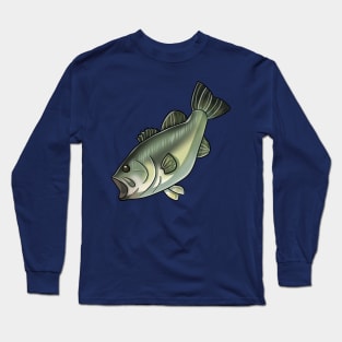 Large Mouth Bass Long Sleeve T-Shirt